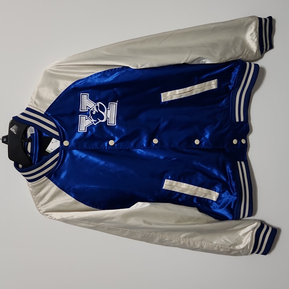 H&M satin bomber jacket